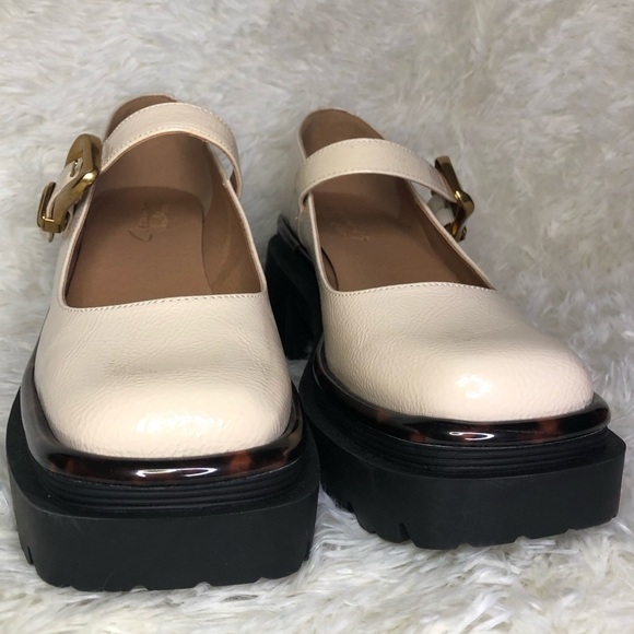 Circus by Sam Edelman Cream Platform Mary Jane Shoes NWOT 9.5 - Picture 5 of 14